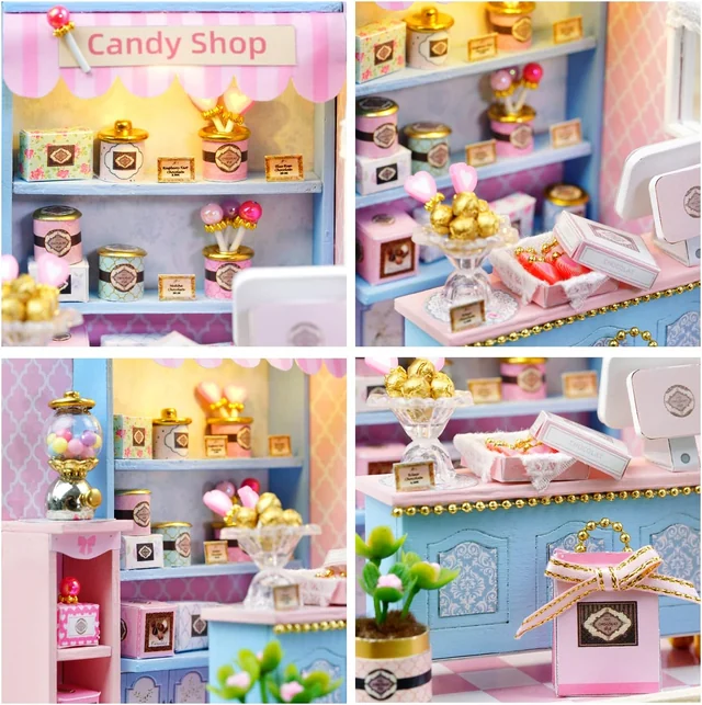 CUTEROOM Close views of the candy counter, display cases and tiny accessories